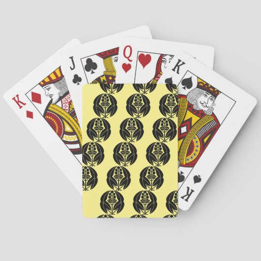 抱き沢瀉 ネクタイ POKERKAARTEN (Achterkant)
