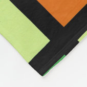 抽象画  モダン レトロ mapper #1 フリースブランケット fleece deken (Hoek)