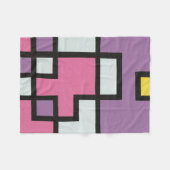 抽象画　モダン　レトロ　mapper #2 フリースブランケット fleece deken (Voorkant (Horizontaal))