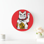 招き猫 壁掛け時計 GROTE KLOK (Huis)