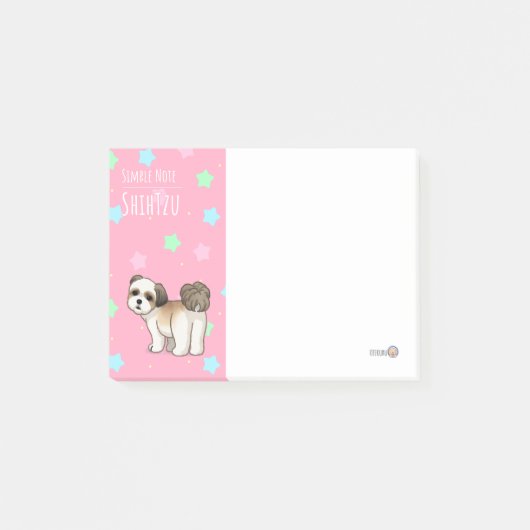 振り向くシーズー POST-IT® NOTES (Voorkant)