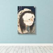 提 灯 化 け, 北 Ghost van The Lantern, Hokusai, Ukiyo-e Canvas Afdruk (Insitu (Houten vloer))