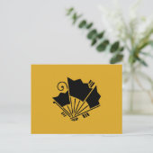 揚 扇 蝶 BRIEFKAART (Staand voorkant)
