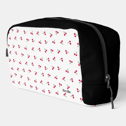 文字　カスタマイズ　チェリー　ホワイト　  TOILETTASJE (Rechterhoek)