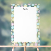 文字 カスタマイズ 花 パステル ACRYL BORD (Neutraal)