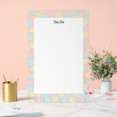 文字 カスタマイズ 花 パステル ACRYL BORD (Huwelijk)