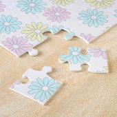 文字 カスタマイズ 花 パステル LEGPUZZEL (Zijkant)