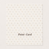 文字　カスタム　とんぼ（アイボリー）   名刺 VISITEKAARTJE (Buitenkant ongevouwen)