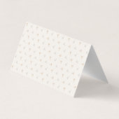 文字　カスタム　とんぼ（アイボリー）   名刺 VISITEKAARTJE (Achterkant)