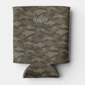 文字 カスタム 迷彩(セピア) 缶クーラー BLIKJESKOELER (Voorkant)