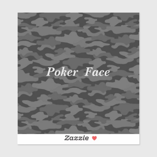 文字　カスタム　迷彩（ダーク）   シール STICKER (Vel)