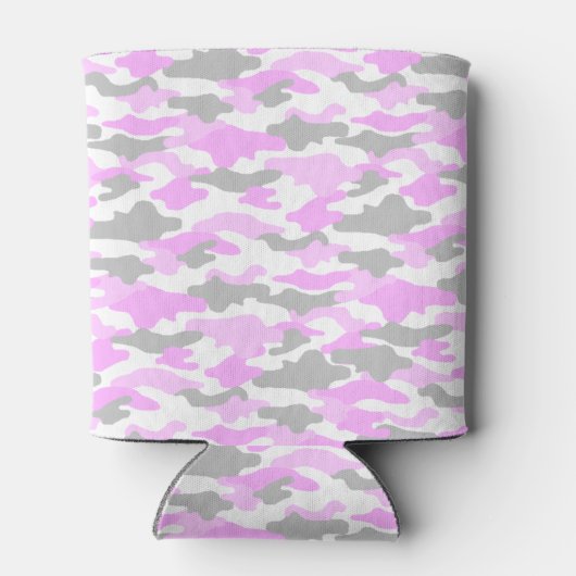 文字 カスタム 迷彩(ピンク) 缶クーラー BLIKJESKOELER (Achterkant)