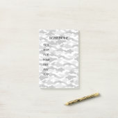 文字 カスタム 迷彩(ホワイト) POST-IT® NOTES (Op bureau)