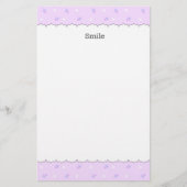 文字　カスタム　野ばら＆リボン（ピンク）  BRIEFPAPIER