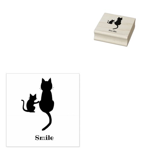 文字　カスタム　CAT　 ラバースタンプ RUBBERSTEMPEL (Gestempeld)
