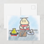 料 理 中 BRIEFKAART (Voorkant / Achterkant)