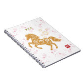 新年のお祝い 馬と桜♡ NOTITIEBOEK (Rechterzijde)