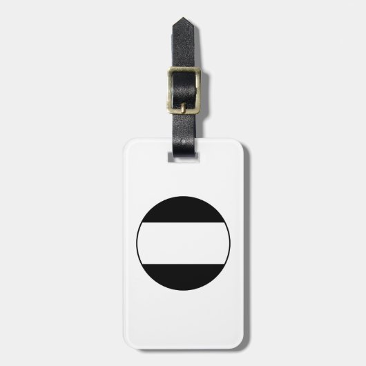 新田一つ引き BAGAGELABEL (Voorkant verticaal)