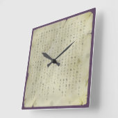 方 丈"無"よ"常"る"記"に" VIERKANTE KLOK (Hoek)