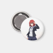 日本のアニメ風女子キャラクター MAGNEET (Voorkant / Achterkant)