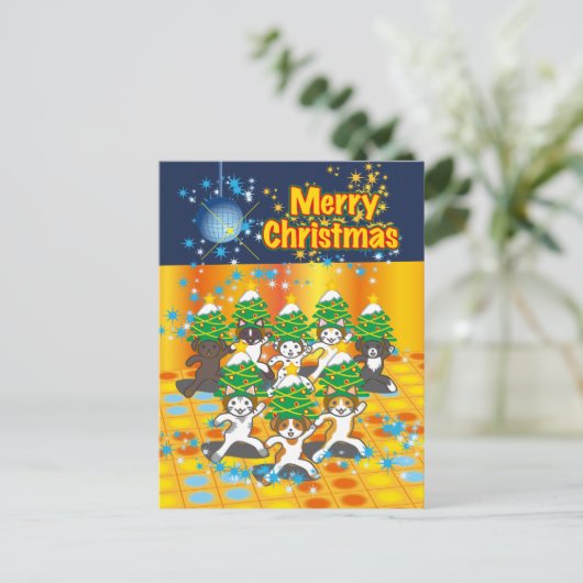 日本のクリスマス - Japanese Christmas Feestdagenkaart (Staand voorkant)