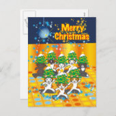 日本のクリスマス - Japanese Christmas Feestdagenkaart (Voorkant / Achterkant)