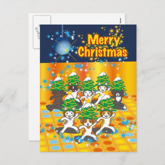 日本のクリスマス - Japanese Christmas Feestdagenkaart (Voorkant / Achterkant)