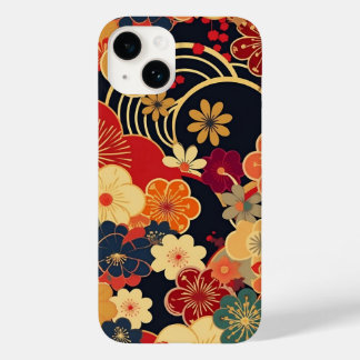 日本の伝統的なヴィンテージデザインを使用したアート作品 花 Case-Mate iPhone 14 HOESJE
