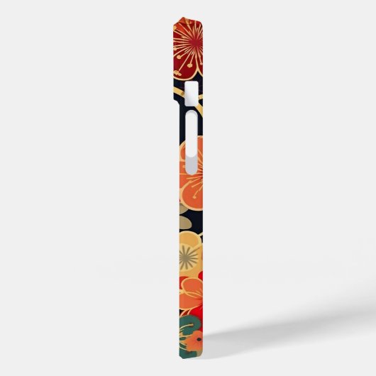 日本の伝統的なヴィンテージデザインを使用したアート作品　花 Case-Mate iPhone CASE (Achterkant / Links)
