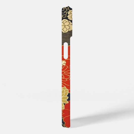 日本の伝統的なヴィンテージデザインを使用したアート作品　花 Case-Mate iPhone CASE (Achterkant / Rechts)