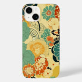 日本の伝統的なヴィンテージデザインを使用したアート作品　花 Case-Mate iPhone CASE (Achterkant)