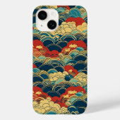 日本の伝統的なヴィンテージデザインを使用したアート作品　雲 Case-Mate iPhone CASE (Achterkant)