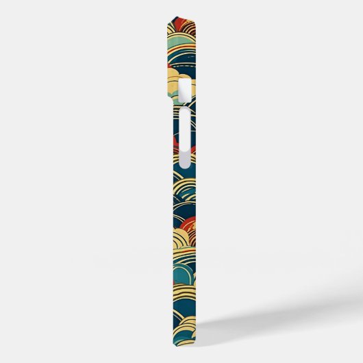 日本の伝統的なヴィンテージデザインを使用したアート作品　雲 Case-Mate iPhone CASE (Achterkant / Links)