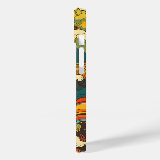 日本の伝統的なヴィンテージデザインを使用したアート作品　雲 Case-Mate iPhone CASE (Achterkant / Links)