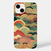 日本の伝統的なヴィンテージデザインを使用したアート作品　雲 Case-Mate iPhone CASE (Achterkant)