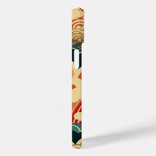 日本の伝統的なヴィンテージデザインを使用したアート作品　雲 Case-Mate iPhone CASE (Achterkant / Rechts)