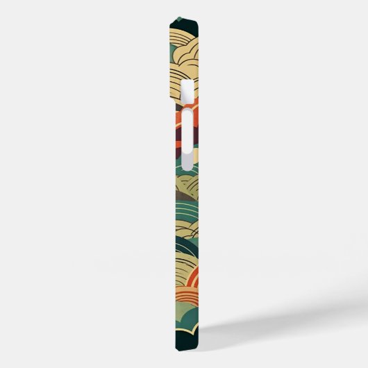 日本の伝統的なヴィンテージデザインを使用したアート作品　雲 Case-Mate iPhone CASE (Achterkant / Links)