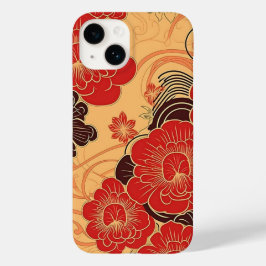 日本の伝統的なヴィンテージデザインを使用したアート作品 Case-Mate iPhone 14 HOESJE