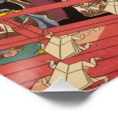 日本の伝統貴族、江戸時代の様式錦絵 PERFECT POSTER (Hoek)