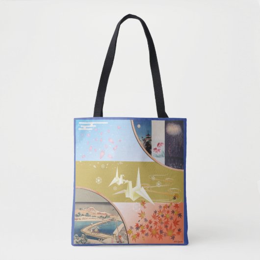 日本の四季のトート TOTE BAG (Voorkant)