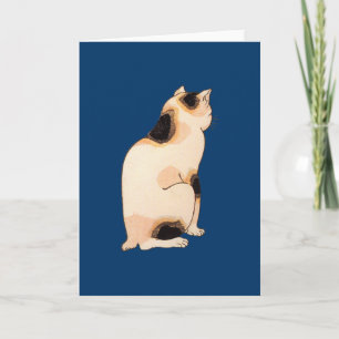 日本猫, 国芳 Japanse Kat, Kuniyoshi, ukiyo-E Kaart