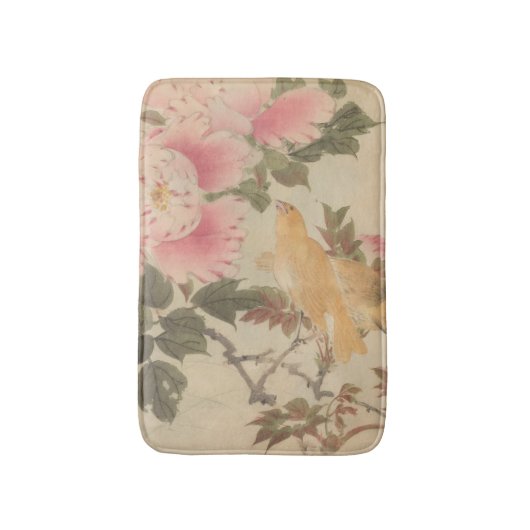 日本画、美しい花鳥画 BADMAT (Voorkant Verticaal)