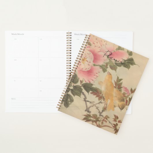 日本画、美しい花鳥画 PLANNER (Display)