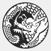 日蓮宗龍の丸 RONDE STICKER (Voorkant)