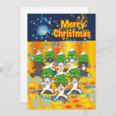 日 の リ ス - Japans kerstfeest Feestdagenkaart (Voorkant / Achterkant)