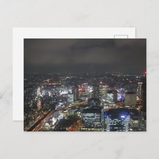 日 本 夜 景 BRIEFKAART (Voorkant / Achterkant)