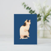 日 本 猫, 国 Japanse kat, Kuniyoshi, Ukiyo-e Briefkaart (Staand voorkant)