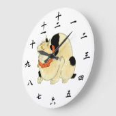 日 本 猫, 国 Japanse kat, Kuniyoshi, Ukiyo-e Grote Klok (Hoek)