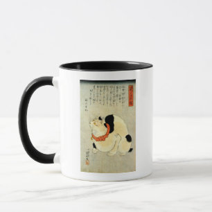 日 本 猫, 国 Japanse kat, Kuniyoshi, Ukiyo-e Mok