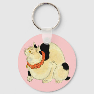 日 本 猫, 国 Japanse kat, Kuniyoshi, Ukiyo-e Sleutelhanger